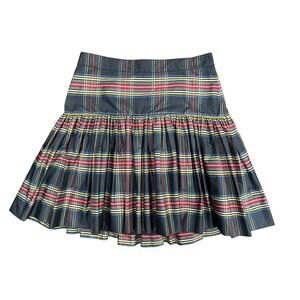 J.Crew Plaid Drop Yoke Taffeta Skirt Women's Size 8
